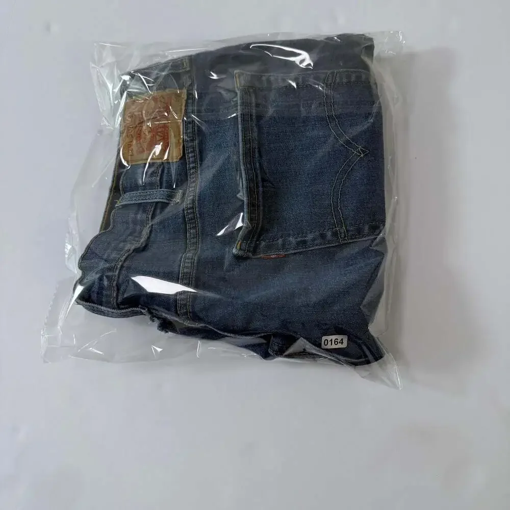 Levi's 502 Regular‎ Taper Cut-Off Raw Hem Denim Shorts Size W40